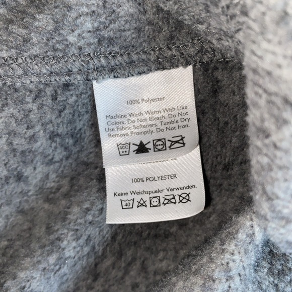 Eddie Bauer Men's Sz TXL Grey Half Zip 1/4 Zip Jacket Pullover - Picture 7 of 8